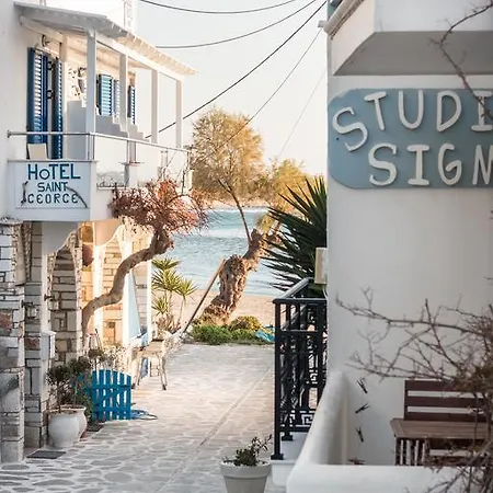 2 Bedroom With Balcony, St Georges Beace Apartmán Naxos City
